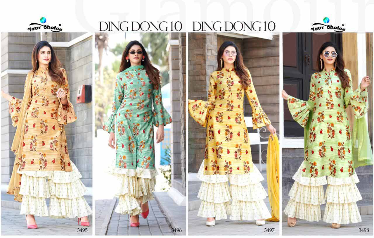 Ding Dong Vol-10 Wholesale Salwar Suit Catalog Ding Dong Vol-10 Wholesale Salwar Suit Catalog